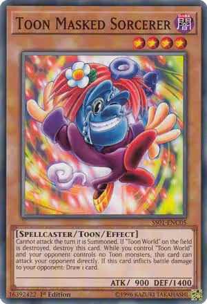 Toon Masked Sorcerer (SS01-ENC05), Speed Duel Decks: Destiny Masters — Yu-Gi-Oh! card price