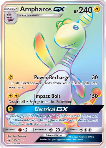 Ampharos GX (Secret) (185/181), SM - Team Up — Pokémon card price