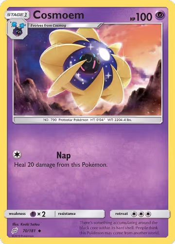 Cosmoem (70/181), SM - Team Up — Pokémon card price