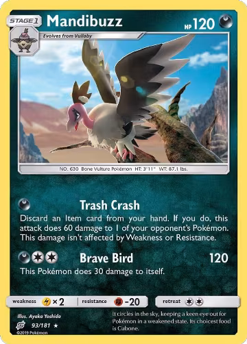Mandibuzz (93/181), SM - Team Up — Pokémon card price