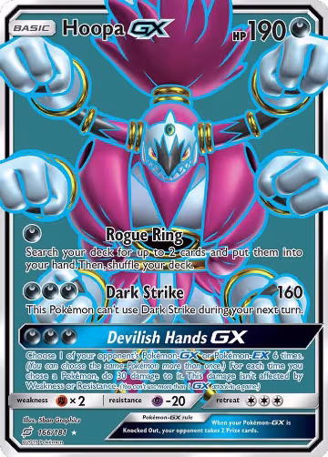 Hoopa GX (Full Art) (166/181), SM - Team Up — Pokémon card price