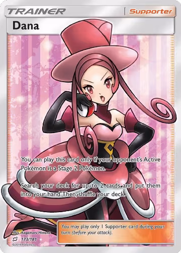 Dana (Full Art) (173/181), SM - Team Up — Pokémon card price