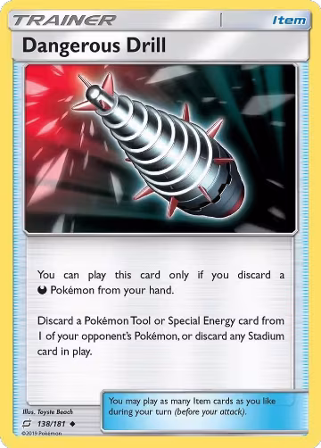 Dangerous Drill (138/181), SM - Team Up — Pokémon card price