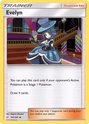 Evelyn (141/181), SM - Team Up — Pokémon card price