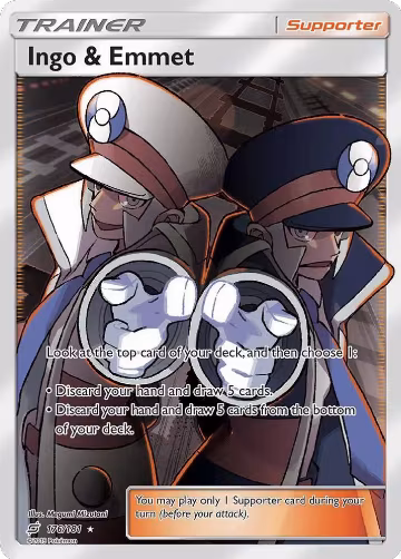 Ingo & Emmet (Full Art) (176/181), SM - Team Up — Pokémon card price