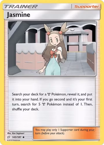 Jasmine (145/181), SM - Team Up — Pokémon card price