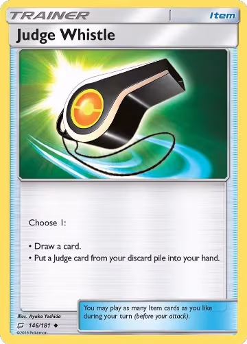 Judge Whistle (146/181), SM - Team Up — Pokémon card price