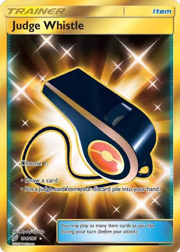 Judge Whistle (Secret) (194/181), SM - Team Up — Pokémon card price