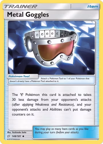 Metal Goggles (148/181), SM - Team Up — Pokémon card price