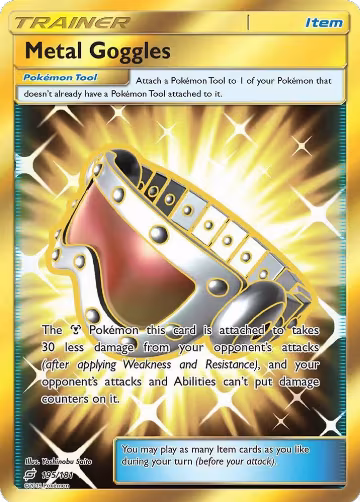 Metal Goggles (Secret) (195/181), SM - Team Up — Pokémon card price