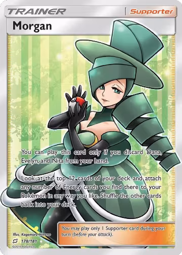 Morgan (Full Art) (178/181), SM - Team Up — Pokémon card price