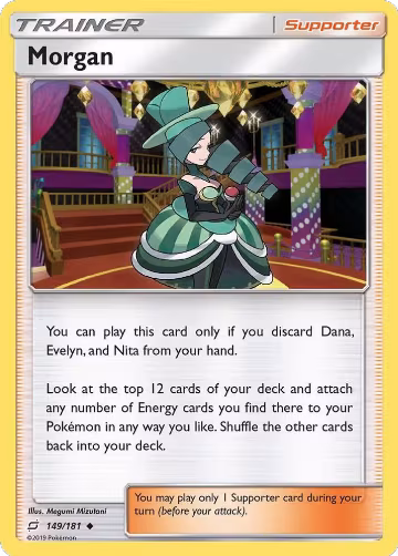 Morgan (149/181), SM - Team Up — Pokémon card price