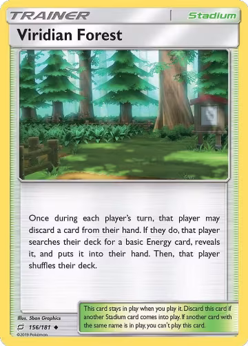 Viridian Forest (156/181), SM - Team Up — Pokémon card price