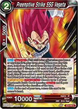 Preemptive Strike SSG Vegeta (BT6-008), Destroyer Kings — DB Super card price