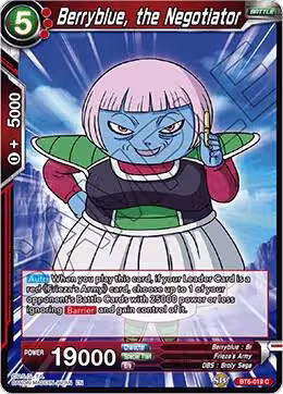 Berryblue, the Negotiator (BT6-019), Destroyer Kings — DB Super card price