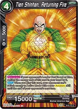 Tien Shinhan, Returning Fire (BT6-111), Destroyer Kings — DB Super card price