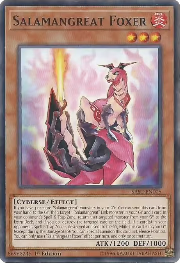 Salamangreat Foxer (SAST-EN005), Savage Strike — Yu-Gi-Oh! card price