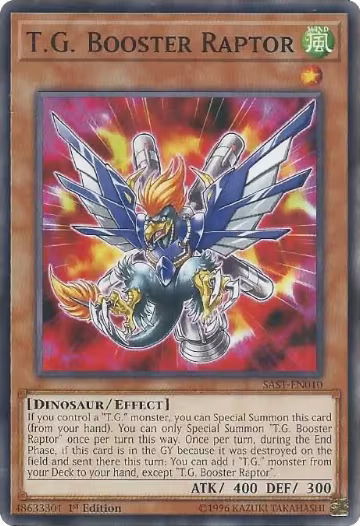 T.G. Booster Raptor (SAST-EN010), Savage Strike — Yu-Gi-Oh! card price