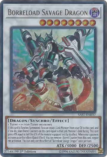Borreload Savage Dragon (SAST-EN037), Savage Strike — Yu-Gi-Oh! card price