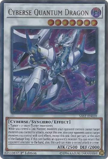 Cyberse Quantum Dragon (SAST-EN038), Savage Strike — Yu-Gi-Oh! card price