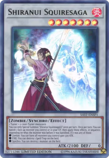 Shiranui Squiresaga (SAST-ENSP1) (SAST-ENSP1), Savage Strike — Yu-Gi-Oh! card price