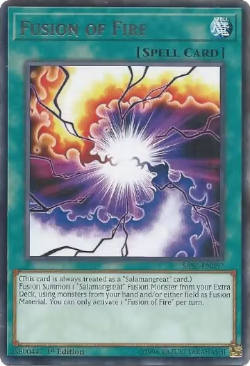 Fusion of Fire (SAST-EN057), Savage Strike — Yu-Gi-Oh! card price
