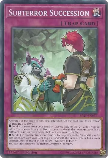 Subterror Succession (SAST-EN077), Savage Strike — Yu-Gi-Oh! card price