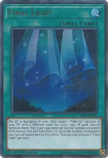 Final Light (SAST-EN090), Savage Strike — Yu-Gi-Oh! card price