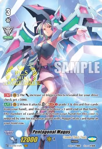 Pentagonal Magus (2018 World Finals) (BCS2018/VGP01), Bushiroad Event Cards — Vanguard card price