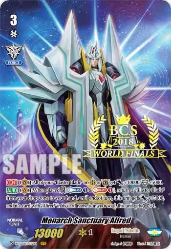 Monarch Sanctuary Alfred (2018 World Finals) (BCS2018/VGS01), Bushiroad Event Cards — Vanguard card price