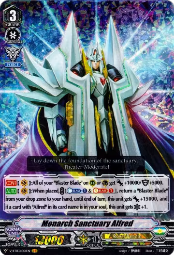 Monarch Sanctuary Alfred (V-BT03/001EN), V-BT03: Miyaji Academy CF Club — Vanguard card price