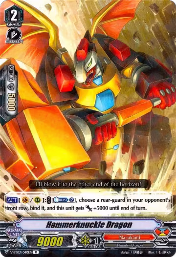 Hammerknuckle Dragon (V-BT03/040EN), V-BT03: Miyaji Academy CF Club — Vanguard card price