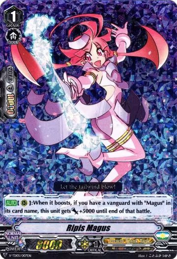 Ripis Magus (RRR Foil) (V-TD05/007EN), V-TD05: Misaki Tokura — Vanguard card price