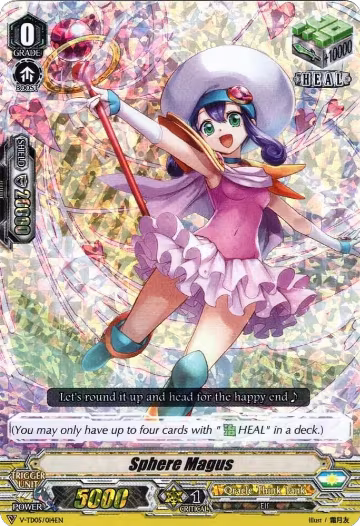 Sphere Magus (RRR Foil) (V-TD05/014EN), V-TD05: Misaki Tokura — Vanguard card price