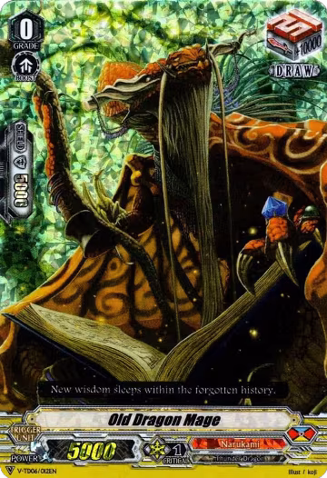 Old Dragon Mage (RRR Foil) (V-TD06/012EN) — card price