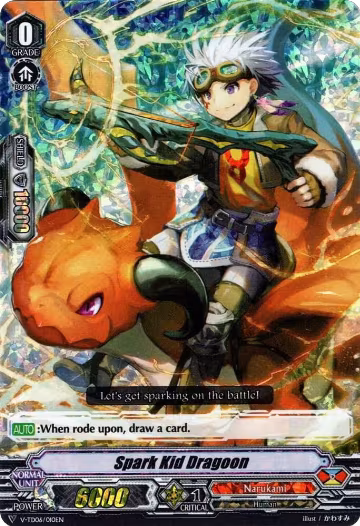 Spark Kid Dragoon (RRR Foil) (V-TD06/010EN), V-TD06: Naoki Ishida — Vanguard card price