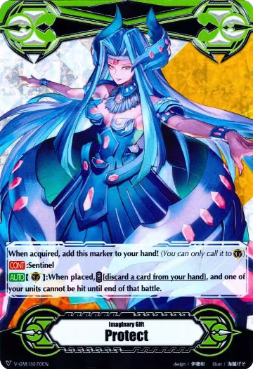 Imaginary Gift [Protect] - Hexagonal Magus (RRR Foil) (V-GM/0070EN), Gift Markers — Vanguard card price