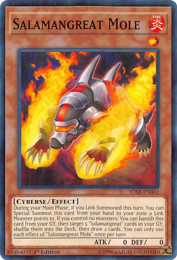 Salamangreat Mole (SDSB-EN002), Structure Deck: Soulburner — Yu-Gi-Oh! card price