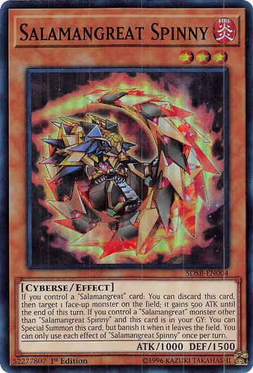 Salamangreat Spinny (SDSB-EN004), Structure Deck: Soulburner — Yu-Gi-Oh! card price