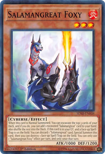 Salamangreat Foxy (SDSB-EN008), Structure Deck: Soulburner — Yu-Gi-Oh! card price