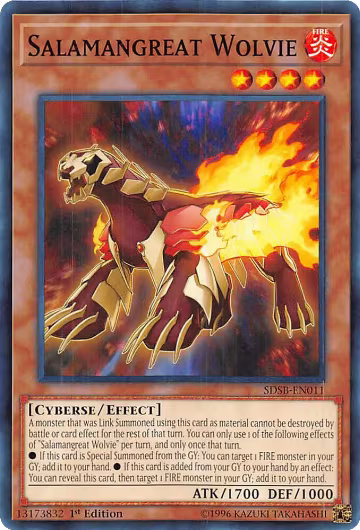 Salamangreat Wolvie (SDSB-EN011), Structure Deck: Soulburner — Yu-Gi-Oh! card price