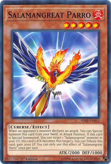Salamangreat Parro (SDSB-EN012), Structure Deck: Soulburner — Yu-Gi-Oh! card price
