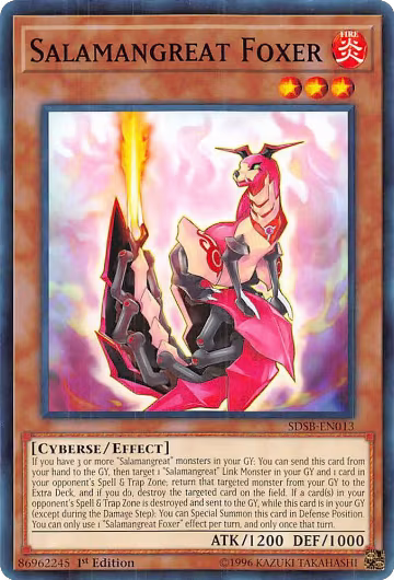 Salamangreat Foxer (SDSB-EN013), Structure Deck: Soulburner — Yu-Gi-Oh! card price