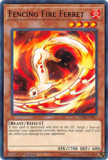 Fencing Fire Ferret (SDSB-EN017), Structure Deck: Soulburner — Yu-Gi-Oh! card price