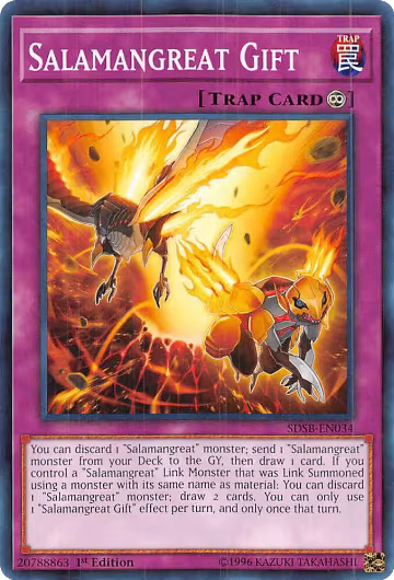 Salamangreat Gift (SDSB-EN034), Structure Deck: Soulburner — Yu-Gi-Oh! card price