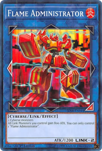 Flame Administrator (SDSB-EN044), Structure Deck: Soulburner — Yu-Gi-Oh! card price