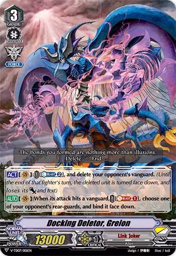 Docking Deletor, Greion (V-TD07/001EN) — card price