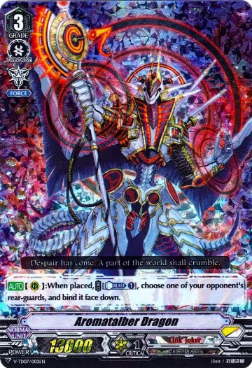 Aromatalber Dragon (RRR Foil) (V-TD07/002EN), V-TD07: Kouji Ibuki — Vanguard card price