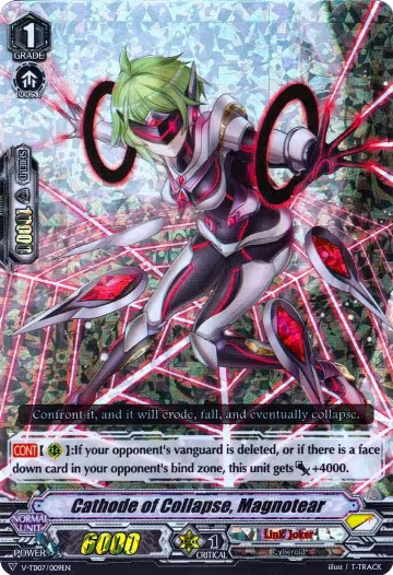 Cathode of Collapse, Magnotear (RRR Foil) (V-TD07/009EN), V-TD07: Kouji Ibuki — Vanguard card price