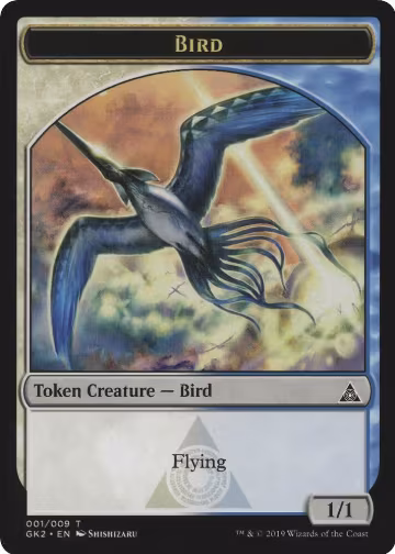 Bird // Sphinx Double-Sided Token (1 // 9), Ravnica Allegiance: Guild Kits — Magic card price